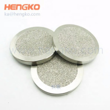 HENGKO stainless steel 316 316L high quality micro holes filter sintered filter disc